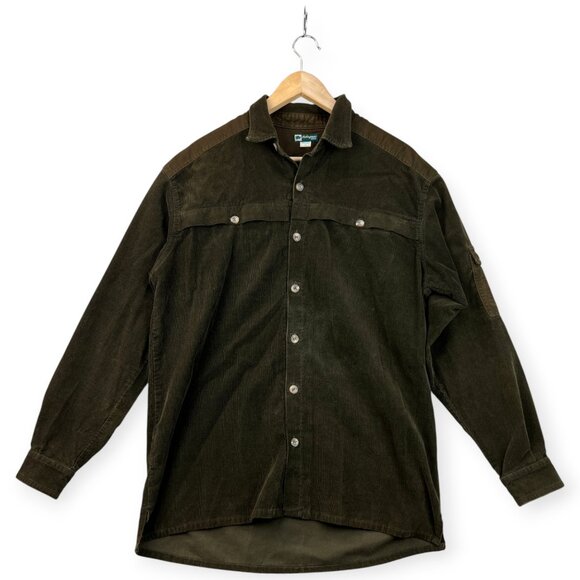 Solognac Decathlon Mens Corduroy Shirt Long Tab Sleeve Outdoor Hunting Hike Med - Picture 1 of 14